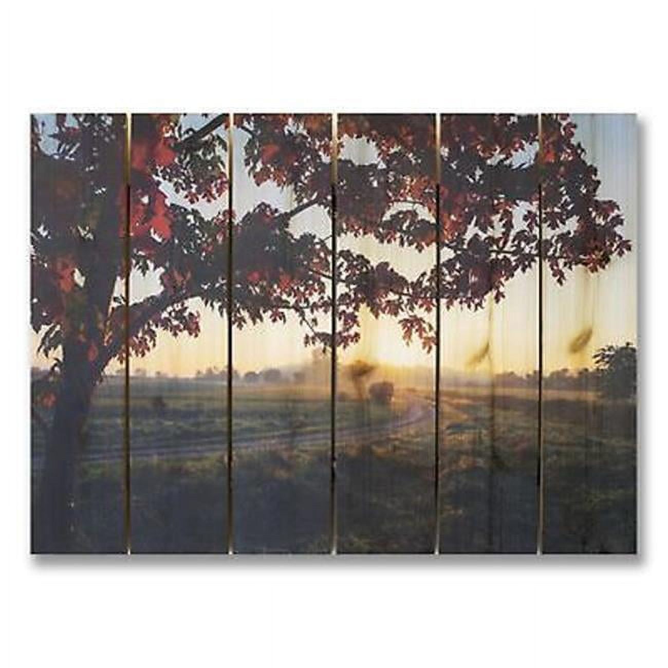Day Dream As3324 33 X 24 In. Autumn Sunset Inside & Outside Cedar Wall Art