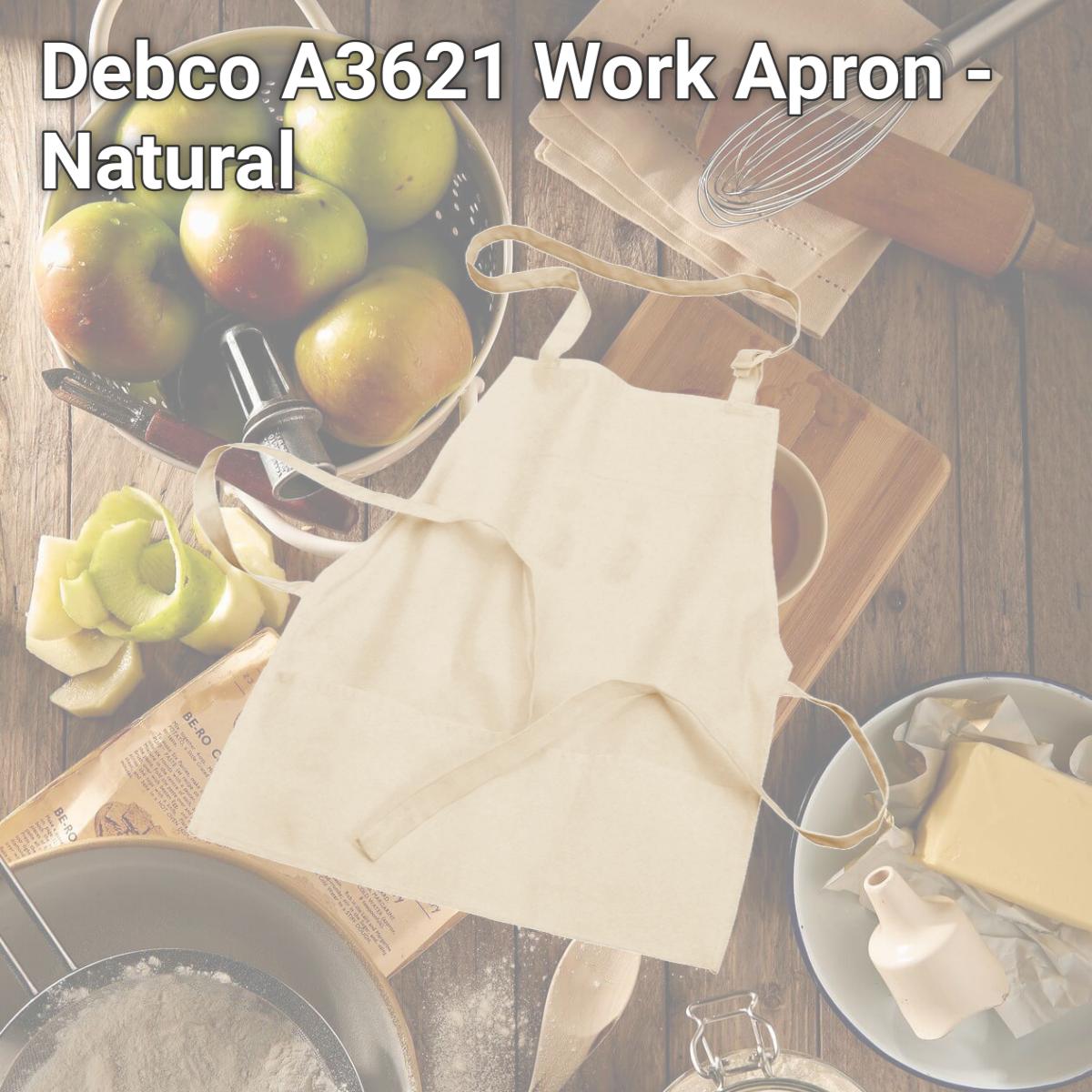 Picture of Debco A3621 Work Apron - Natural 