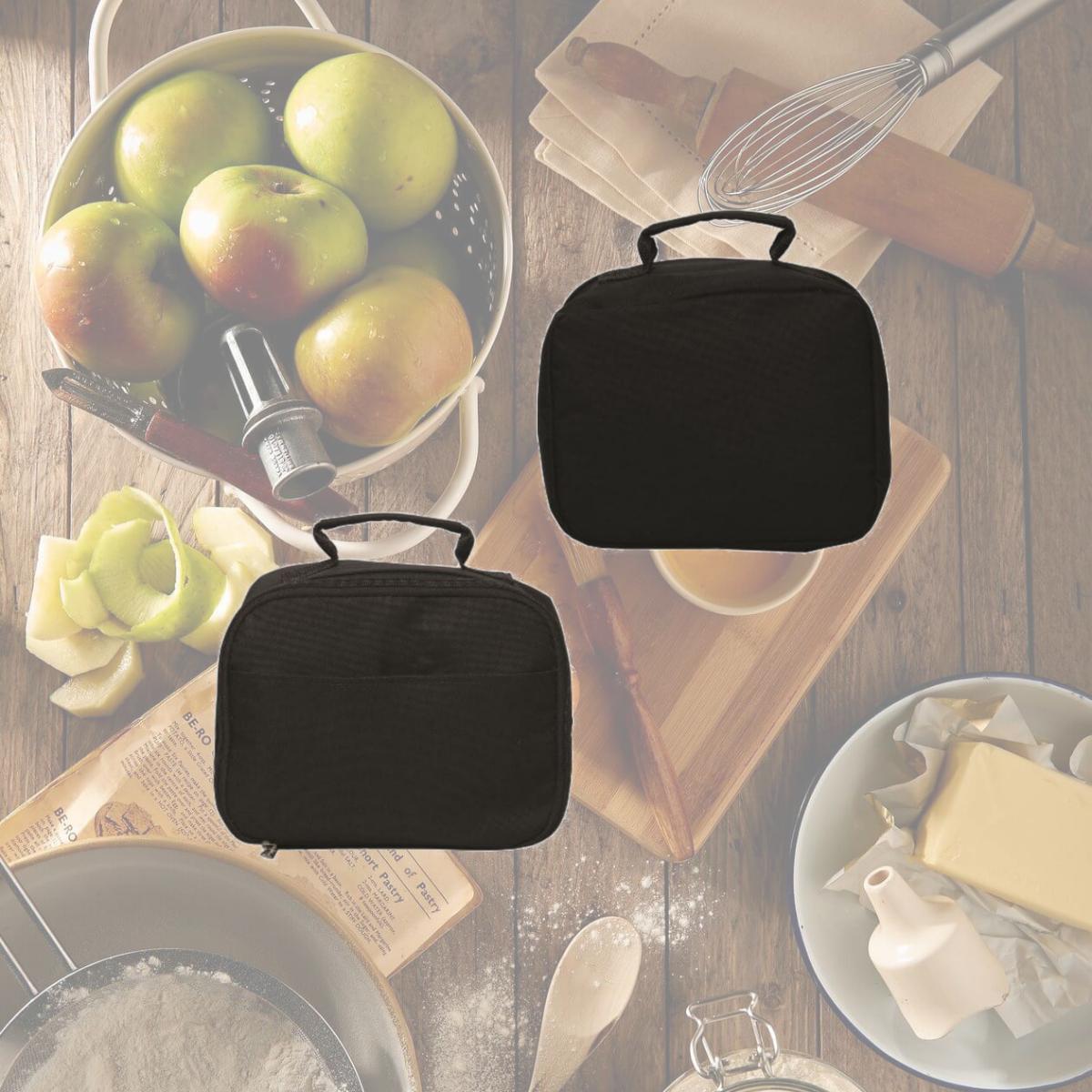 Picture of Debco CB8967 Victoriaville Lunch Bag - Black 