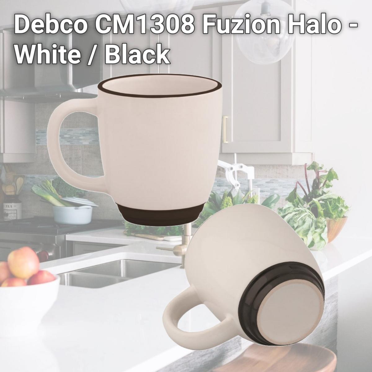 Picture of Debco CM1308 Fuzion Halo - White / Black 