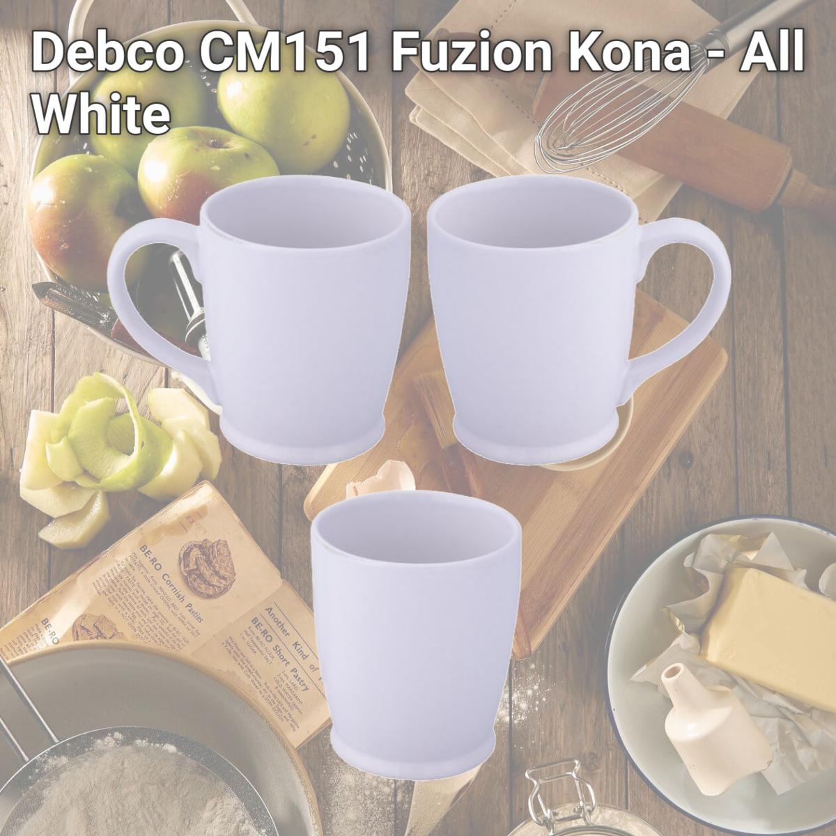 Picture of Debco CM151 Fuzion Kona - All White 