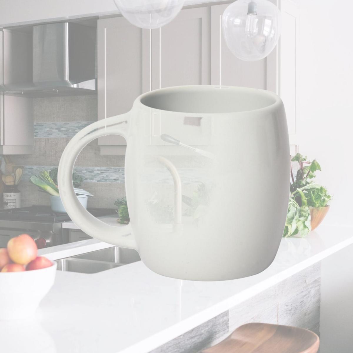 Picture of Debco CM8400 591 ml 20 oz Barrel Mug - White 