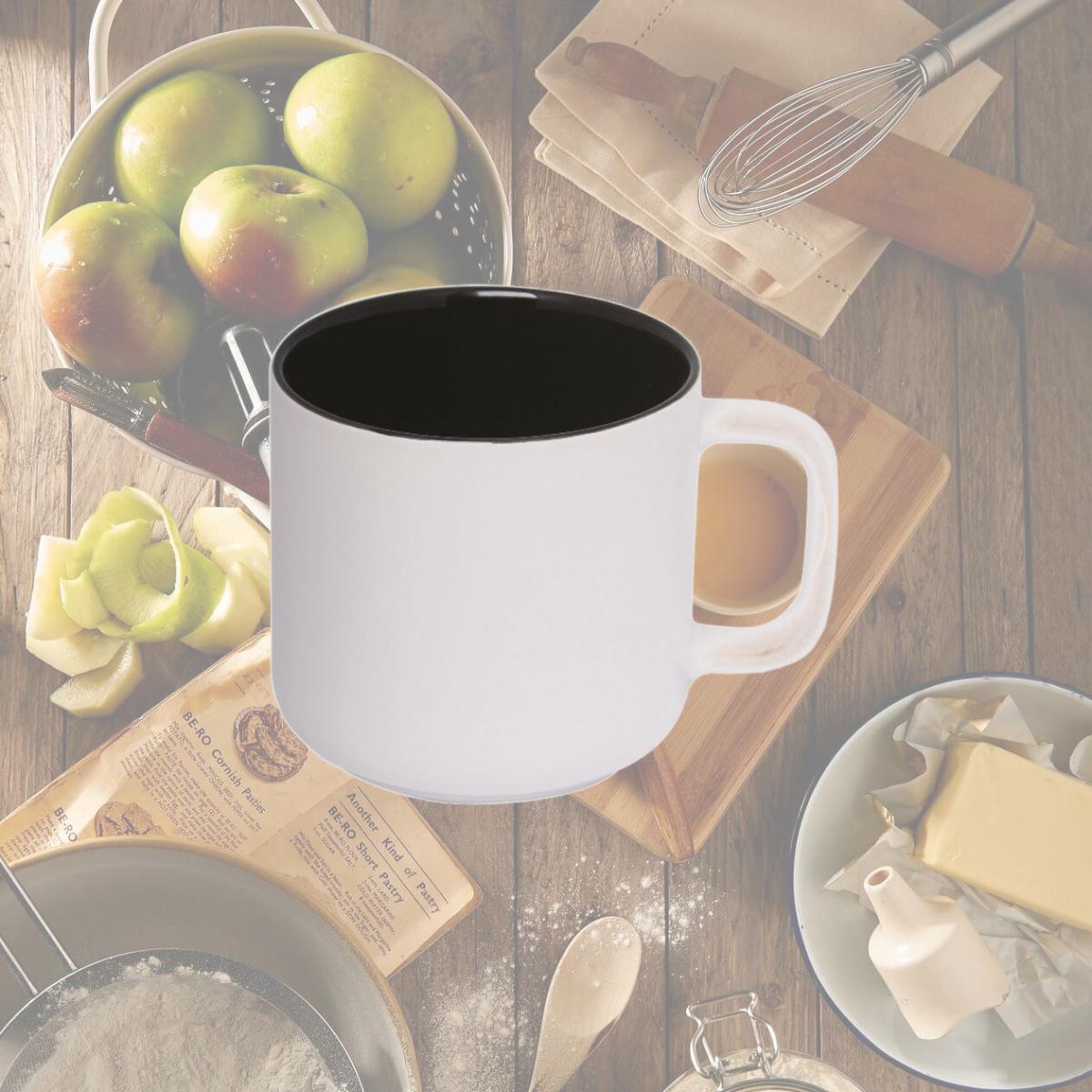 Picture of Debco CM9057 Bowery 400 ml 13.5 oz Stoneware Mug - Black 