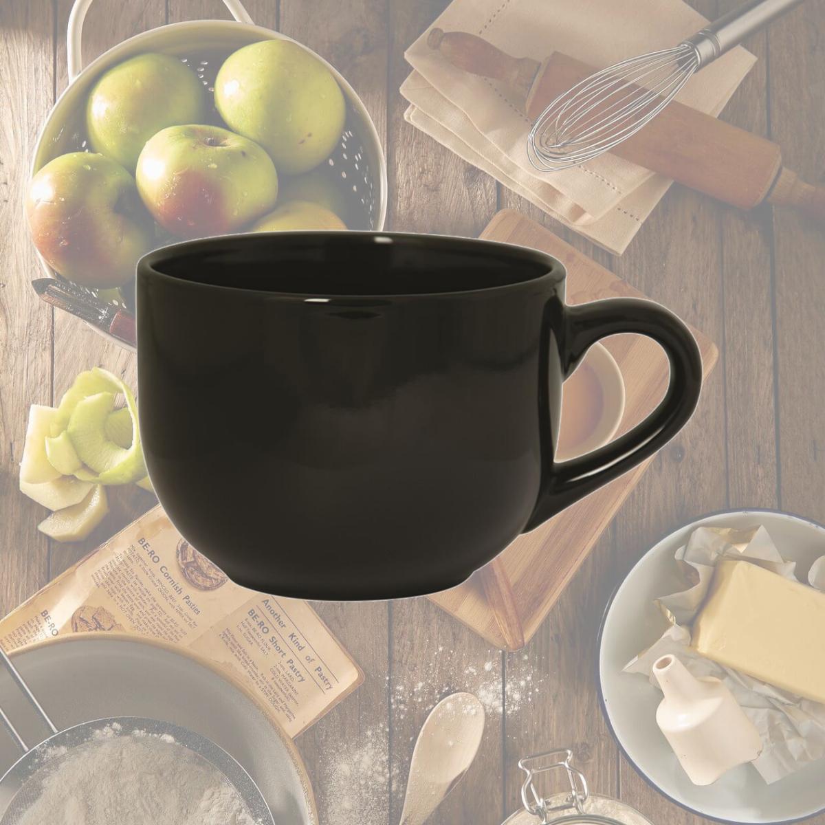 Picture of Debco CM909 Powell River 450 ml 15 oz Soup Mug - Black 