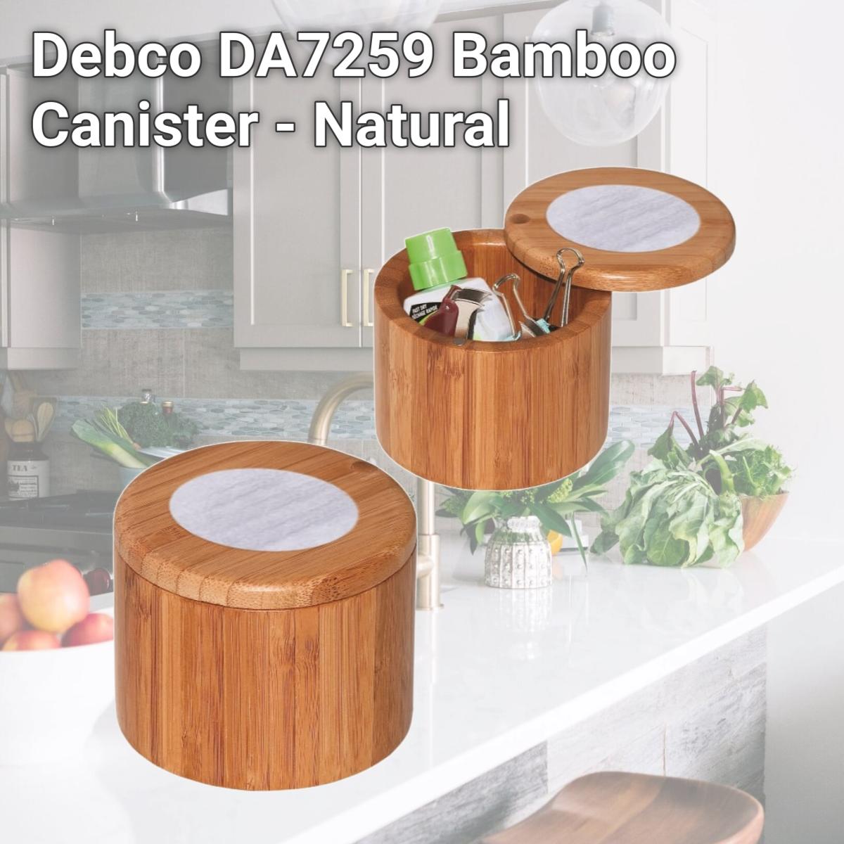 Picture of Debco DA7259 Bamboo Canister - Natural 