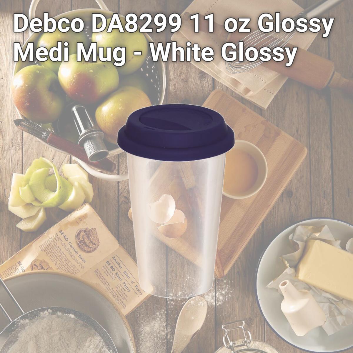 Picture of Debco DA8299 11 oz Glossy Medi Mug - White Glossy 