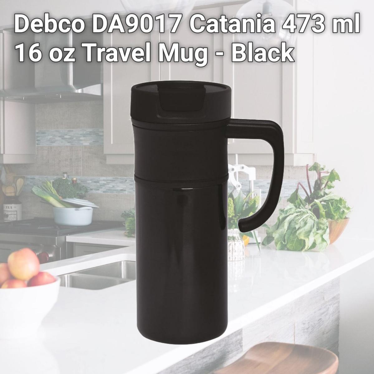 Picture of Debco DA9017 Catania 473 ml 16 oz Travel Mug - Black 