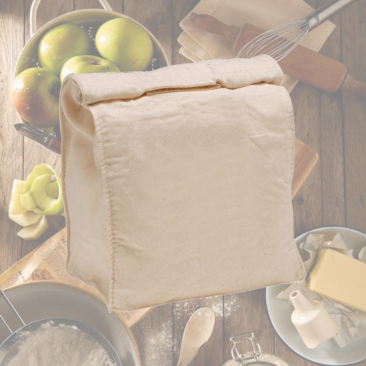 Picture of Debco E3617N Cotton Lunch Bag Natural Natural 