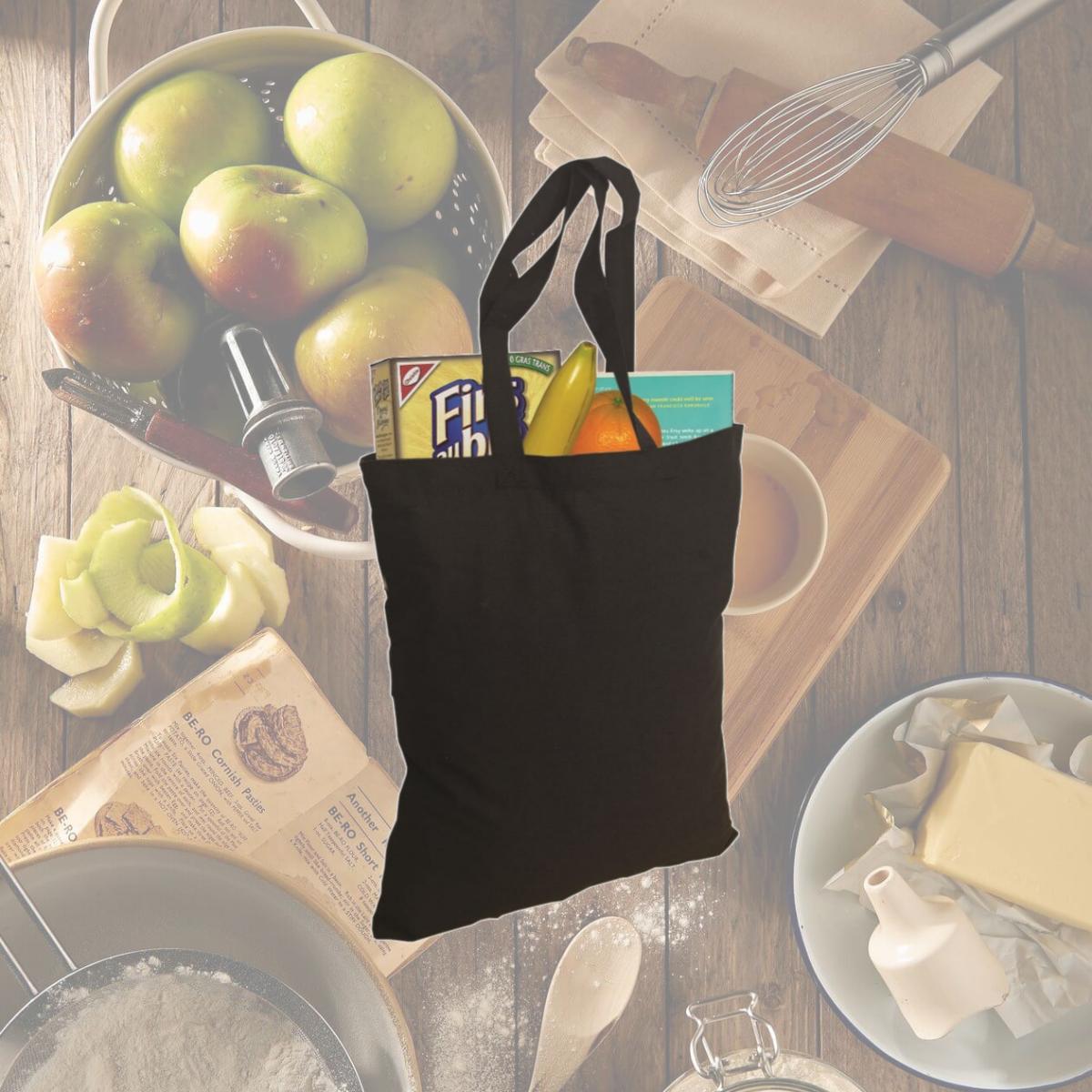 Picture of Debco E6060 Econo Tote Bag - Black 
