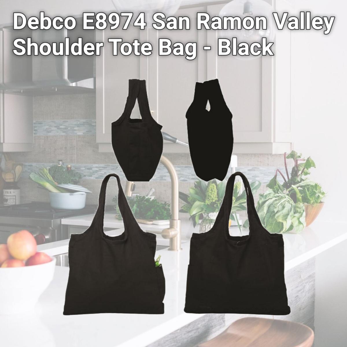 Picture of Debco E8974 San Ramon Valley Shoulder Tote Bag - Black 