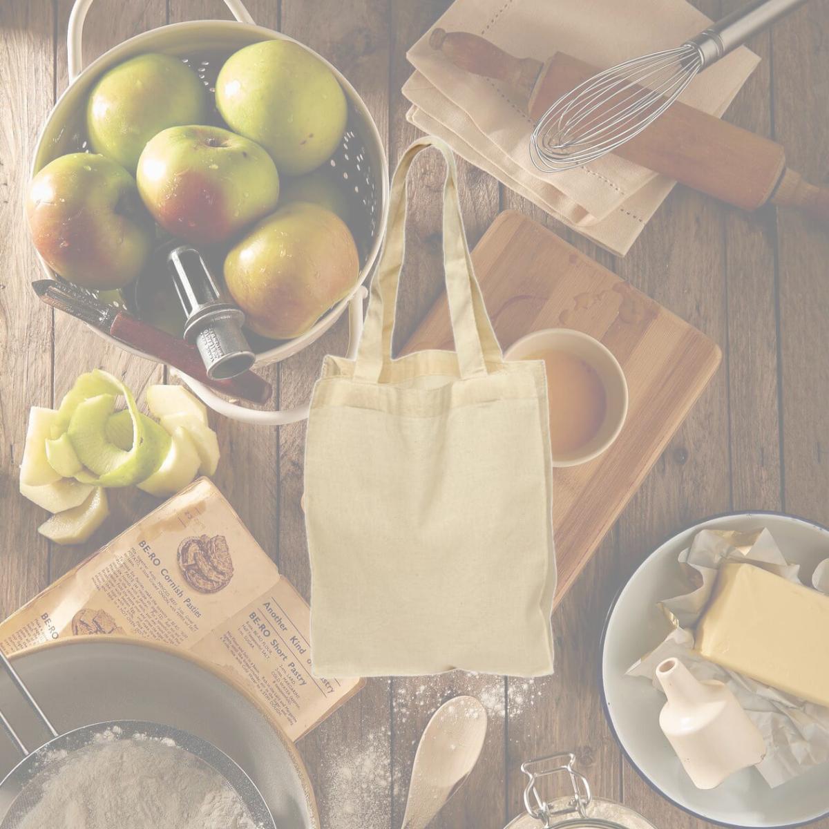 Picture of Debco E9025 Mountcastle Cotton Fashion Tote Bag - Natural 