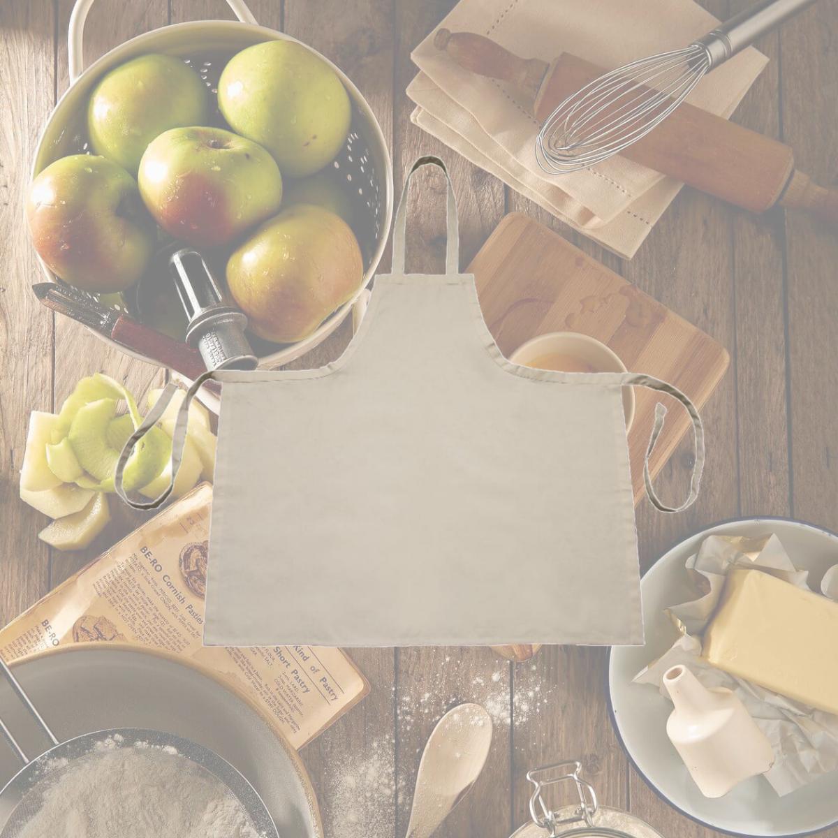 Picture of Debco E9039 Thurston Oversize Cotton Apron - Natural 