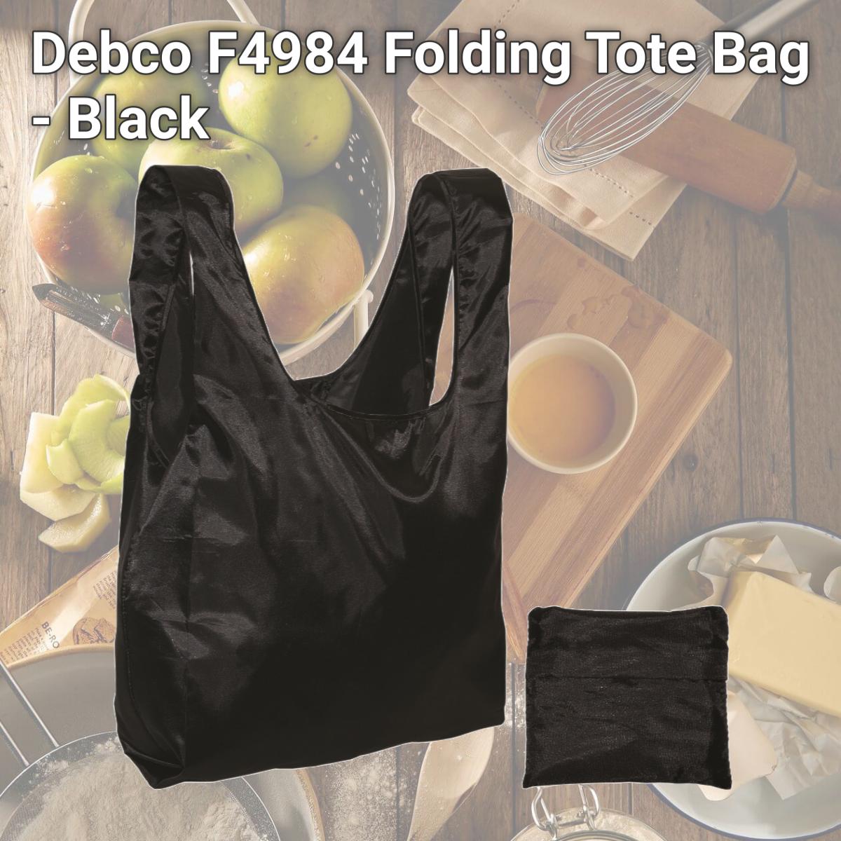 Picture of Debco F4984 Folding Tote Bag - Black 