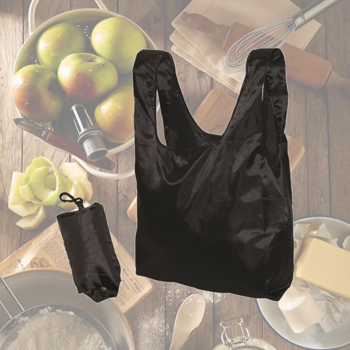 Picture of Debco F5269 Folding Tote Bag in a Pouch - Black 
