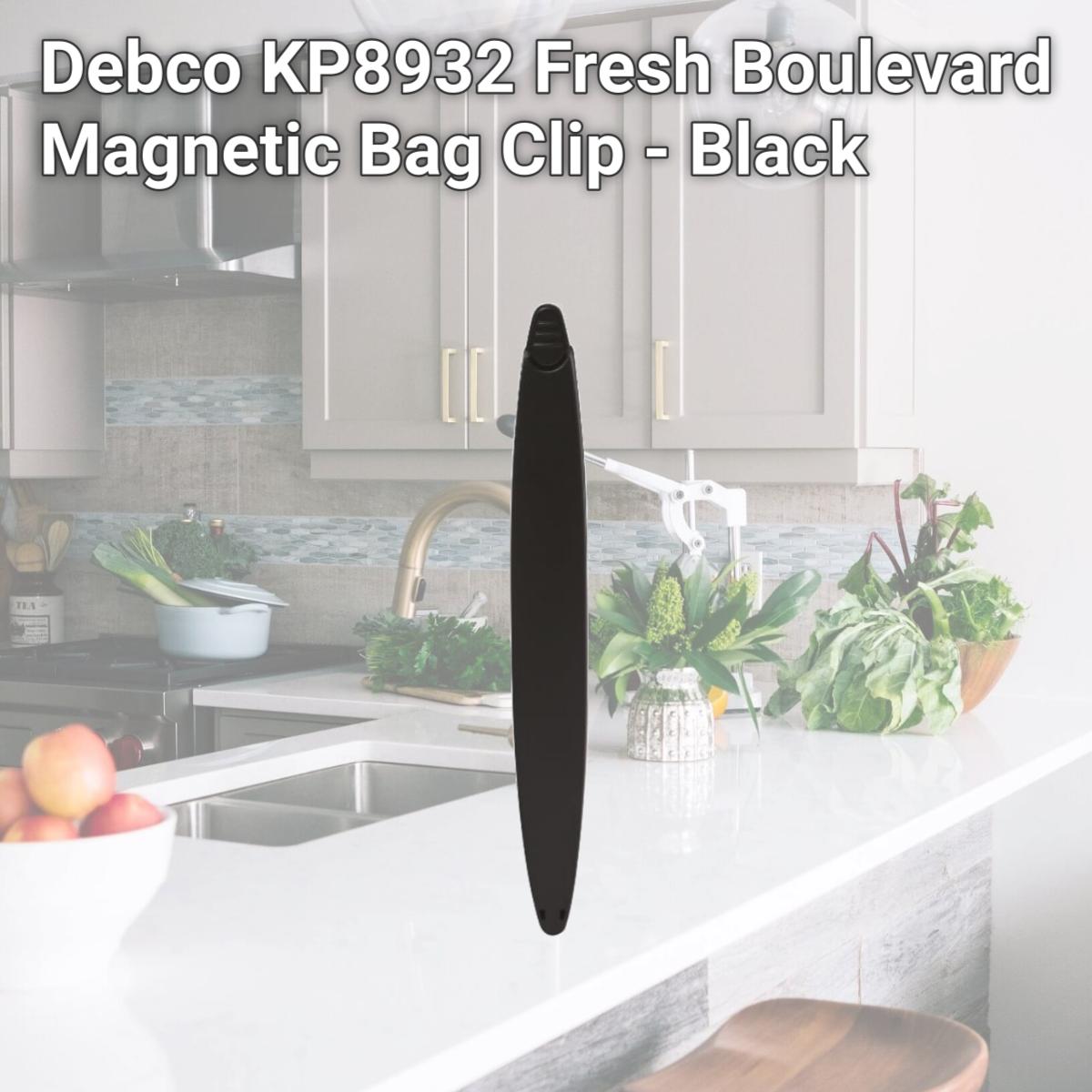 Picture of Debco KP8932 Fresh Boulevard Magnetic Bag Clip - Black 