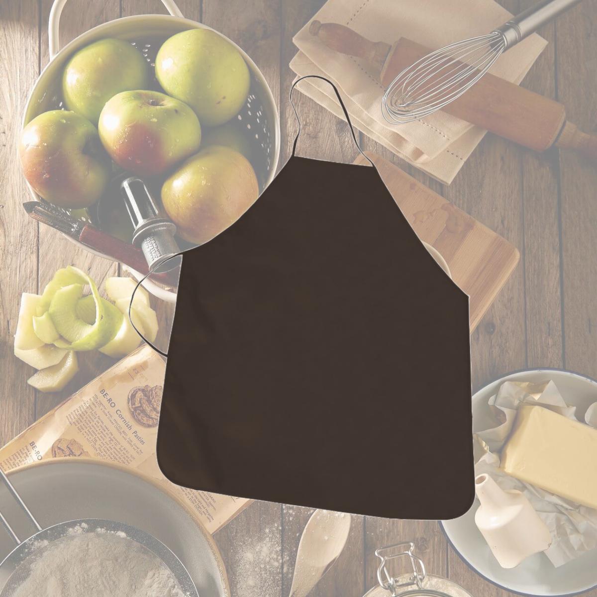 Picture of Debco NW4477 Non Woven Promotional Apron - Black 