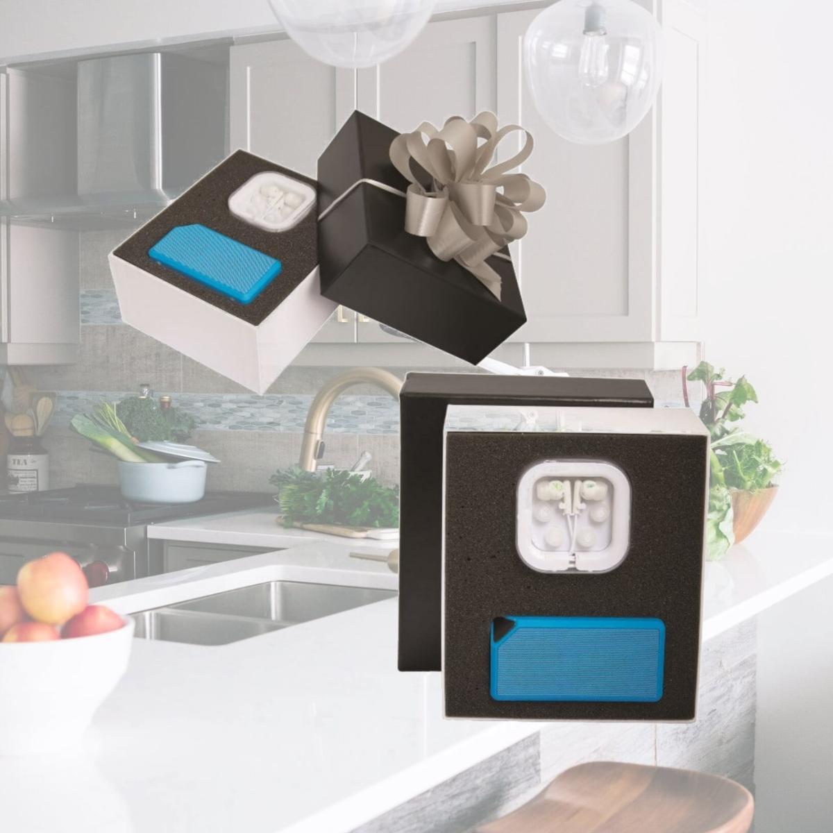 Picture of Debco PK8000 Black Label by Design for Tech Gift Box - Black / White 