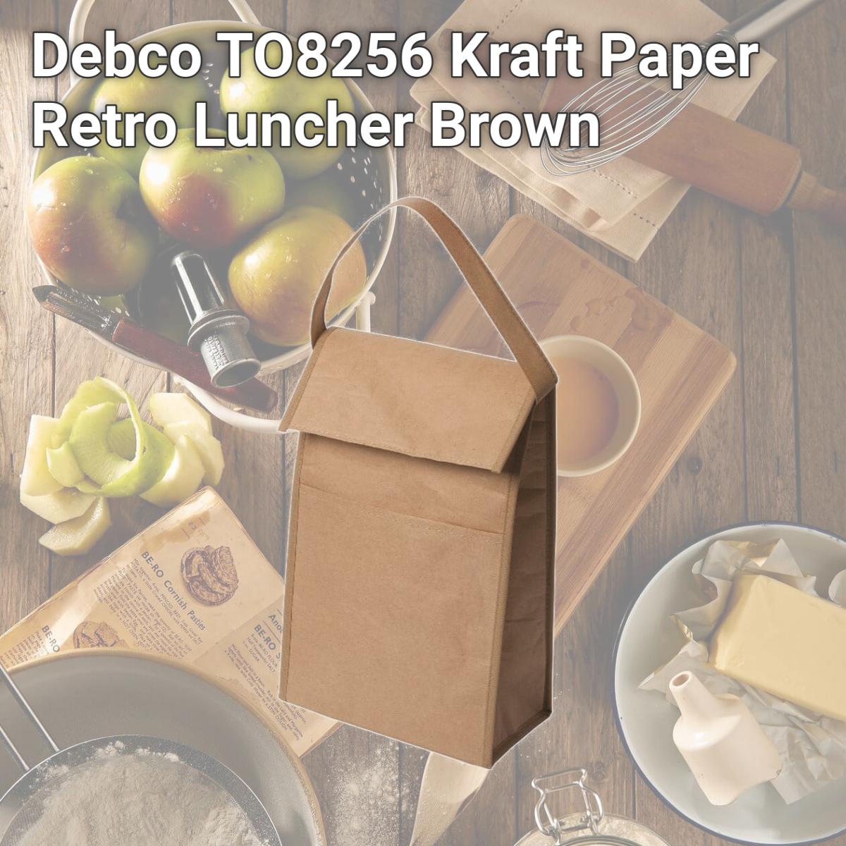 Picture of Debco TO8256 Kraft Paper Retro Luncher Brown 