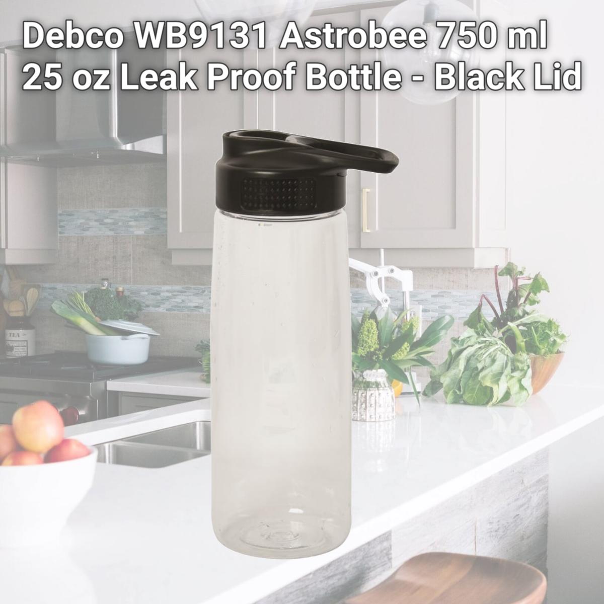 Picture of Debco WB9131 Astrobee 750 ml 25 oz Leak Proof Bottle - Black Lid 