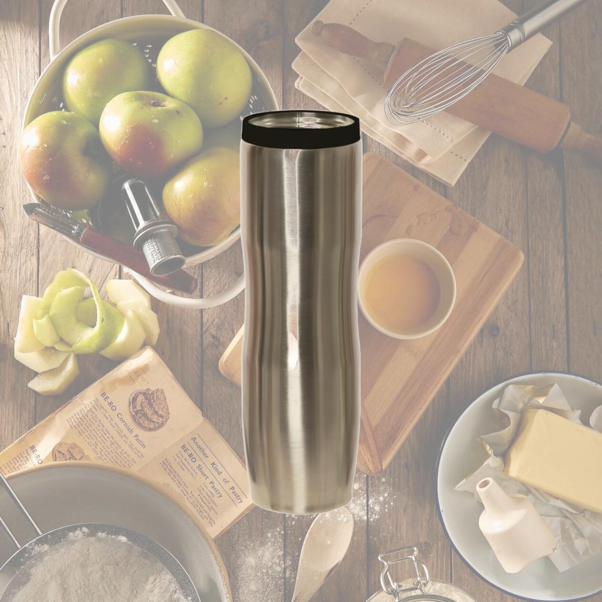 Picture of Debco WB9317 Sub Marcote 591 ml 20 oz Stainless Steel Bottle - Silver Bottle 