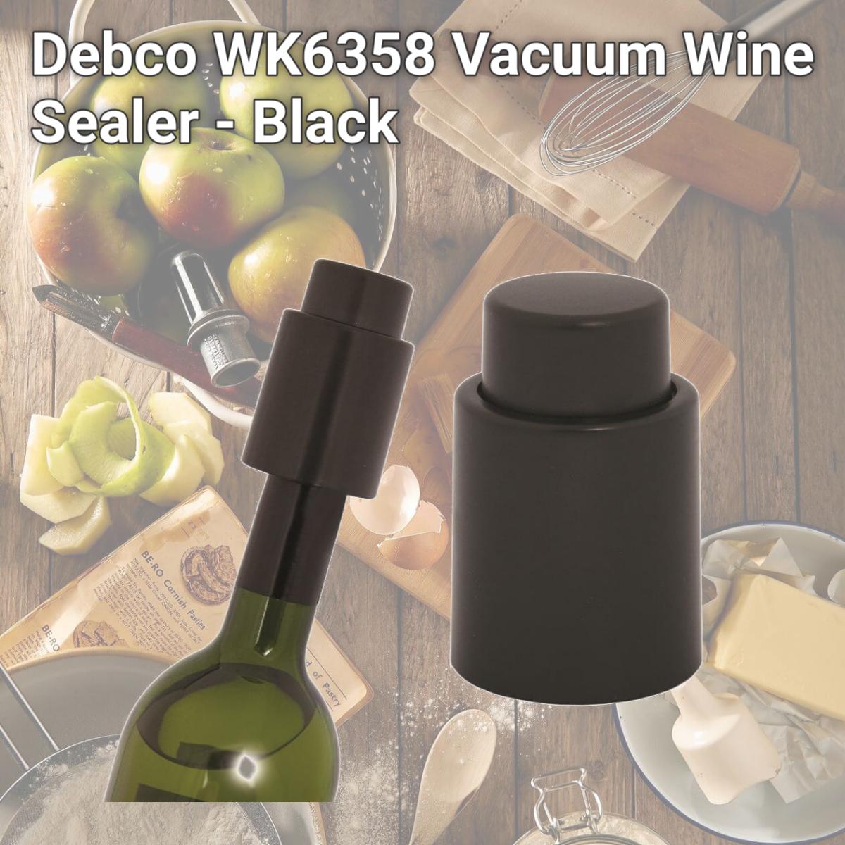 Picture of Debco WK6358 Vacuum Wine Sealer - Black 
