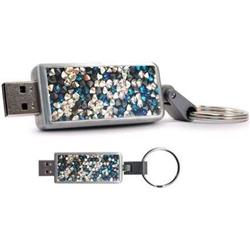 Centon Electronics S1-U3K15-5-64G Swarovski USB 3.0 Drive 64GB - Black Charcoal & Blue Centon Electronics S1-U3K15-5-64G Swarovski USB 3.0 Drive 64GB - Black Charcoal & Blue