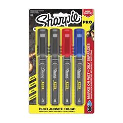 Sharpie 2018324 Pro Permanent Marker, Fine Point - Assorted Color