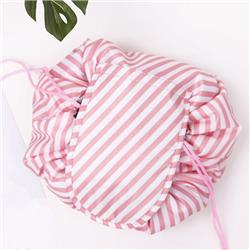3px-tbo-lop Expandable Cosmetic Bag, Lines Of Pink