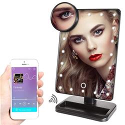 3px-ledms-wht Led Makeup Mirror With Bluetooth Speaker Plus Magnifier