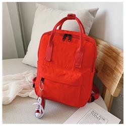 3px-minibck-red Mini Classic Unisex Daily Backpack, Red