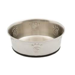 Pe60048 Cayman Classic Stainless Steel Non-skid Pet Bowl, 3 Cup