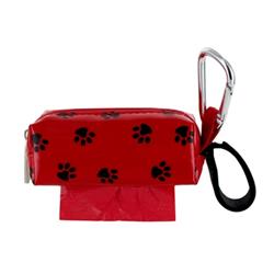 UPC 769995140466 product image for Doggie Walk Bags DWB-DB1-REDSQP Single Square Duffle Bag with 1 Refill Roll - Re | upcitemdb.com