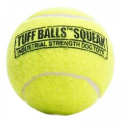 Ps70248 1.8 In. Junior Tuff Ball Squeak, Yellow - Pack Of 3
