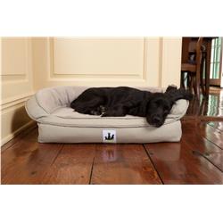 Os-ph-pc-ss-sml Ez Wash Fleece Headrest Dog Bed, Silver Sage - Small