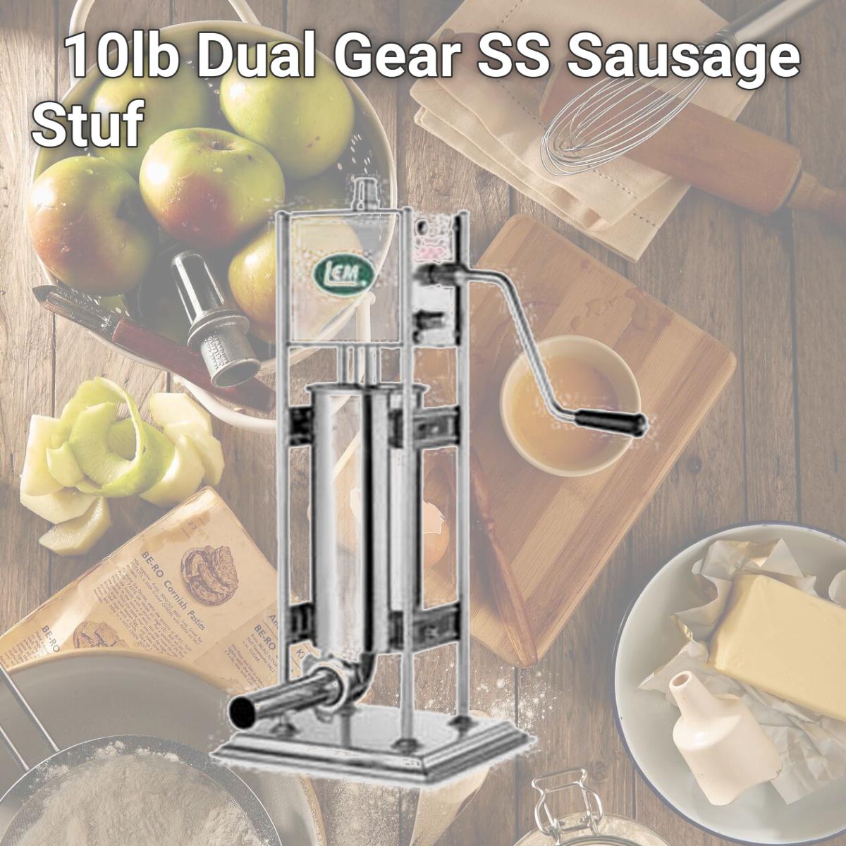 Picture of LEM Products 1112 10lb Dual Gear SS Sausage Stuf
