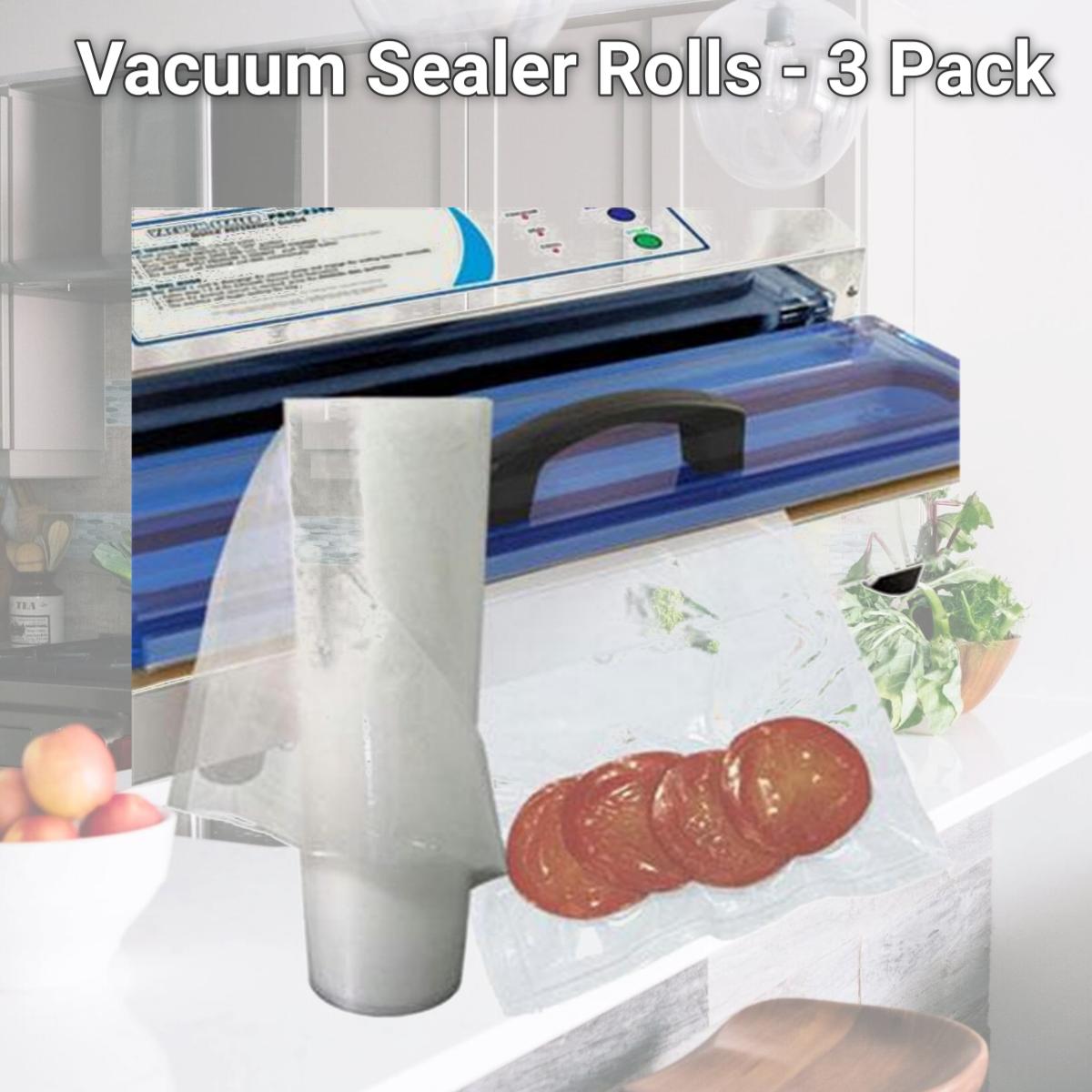 Picture of Prago 30-0202-W Vacuum Sealer Rolls - 3 Pack