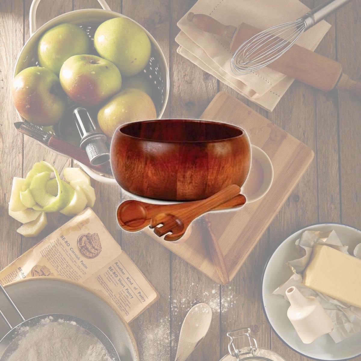 Picture of Gibson 60687.03 Gh La Roda 3pc Wood Salad Set