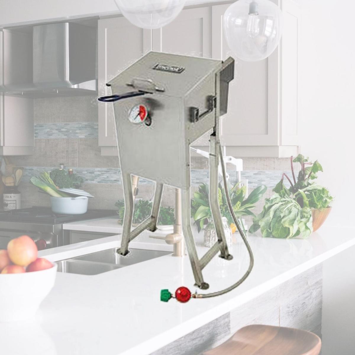 Picture of Barbour International 700-7252.5 Gal Bayou Fryer W Ss Bsket