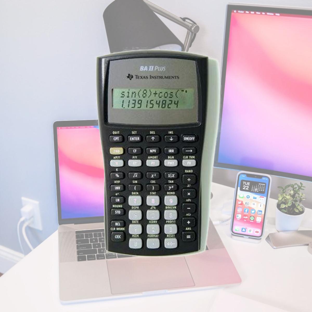 Picture of Texas Instruments TI Bus Calculator BA-II-PLUS