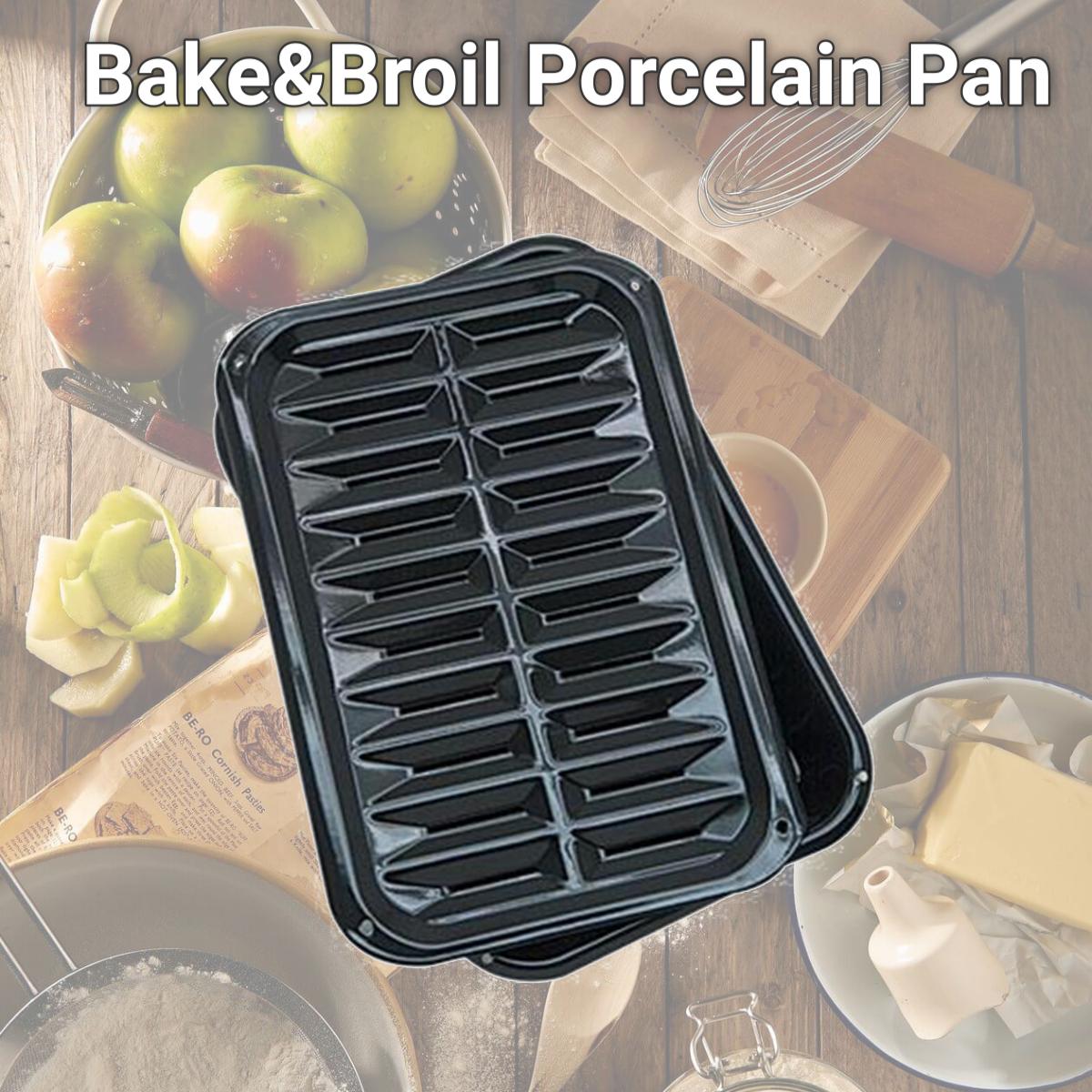 Picture of Range Kleen BP106X Bake&Broil Porcelain Pan