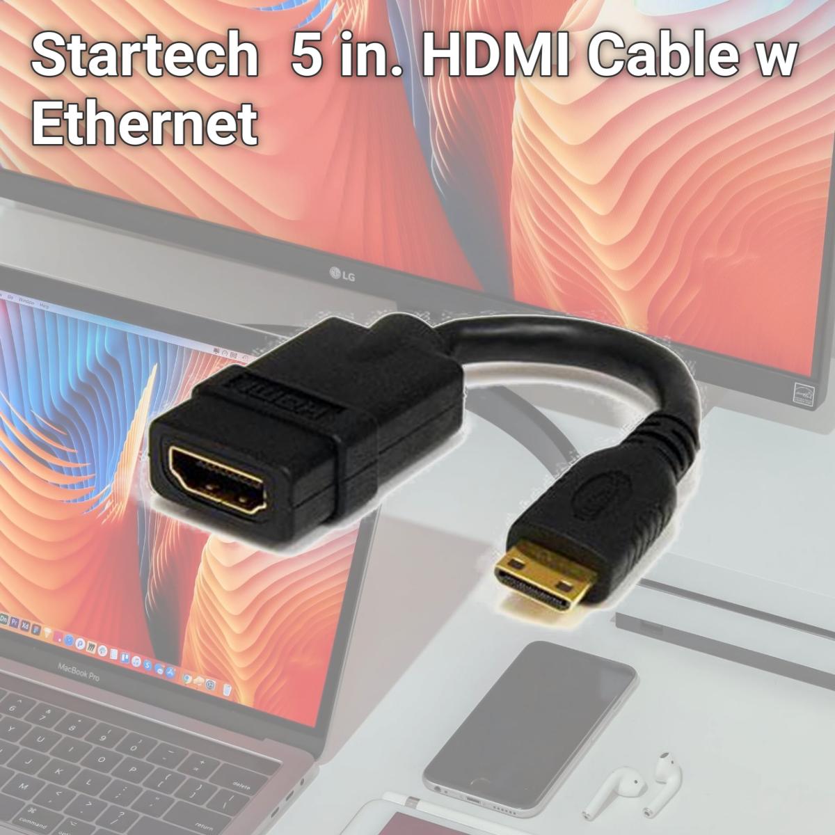 Picture of Startech  HDACFM5IN 5 in. HDMI Cable w Ethernet