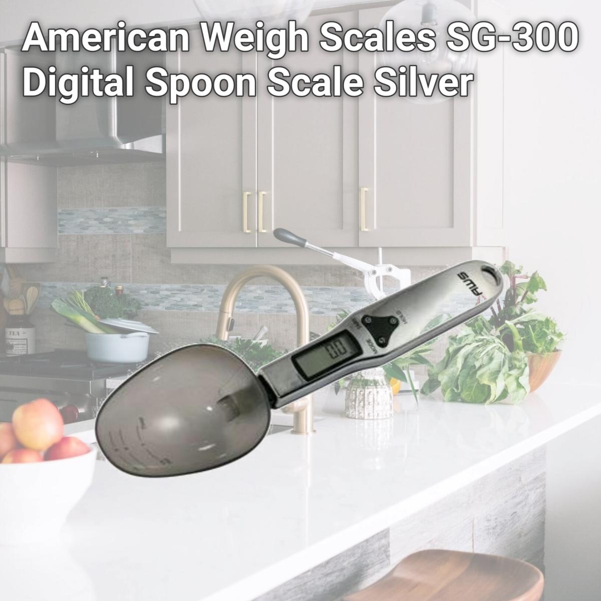 Picture of American Weigh Scales SG-300 Digital Spoon Scale Silver