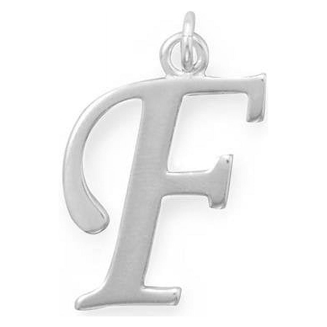 74661f Sterling Silver Initial Letter F Pendant