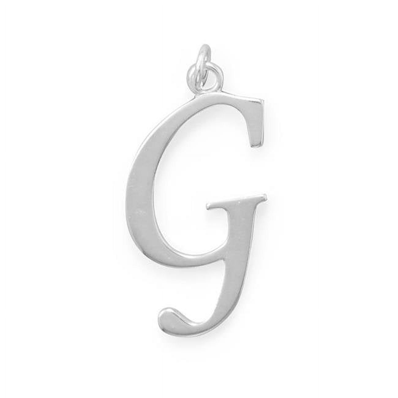 74661g Sterling Silver Initial Letter G Pendant