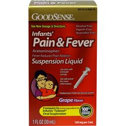 966772 Goodsense(r) Infants Pain Relief Suspension Drops 160 Mg Grape 1 Oz Case Of 24