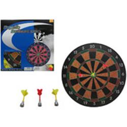 1940413 16 In. Sport Magnetic Board Game With 6 Darts Assorted Colors 12