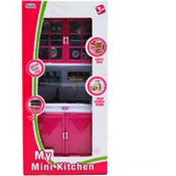 2124477 13 In. My Mini Play Kitchen Series - Pink & White