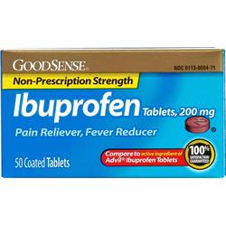 1869076 Goodsense(r) Ibuprofen Tablets 200 Mg 50 Count Case Of 24