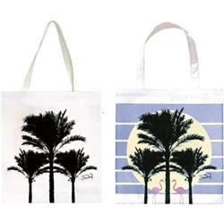 2133466 Uv Color Changing Tote Bag - Palm Trees Case Of 12