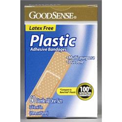 966327 Goodsense(r) Plastic 3/4 X 3 Bandages 60 Count Case Of 24